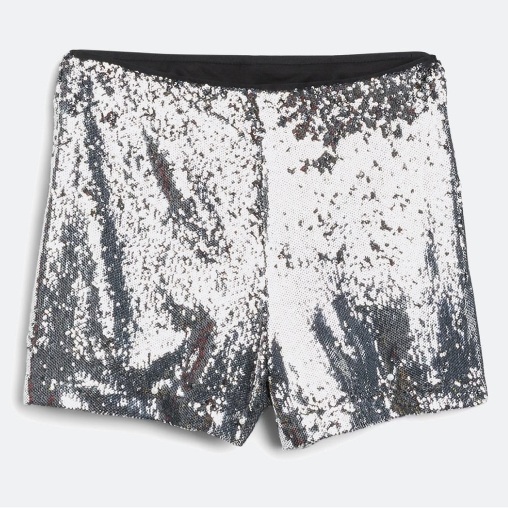 Free People Allover Sequin Short S NWOT